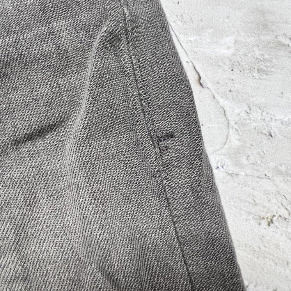 Frame Le Mix Nouveau Jeans SIZE 25 RUNS SMALL Ash Gray Two Tone Raw Hem - Picture 13 of 14